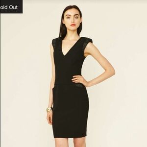 Black Halo Jagger Mesh Back Dress